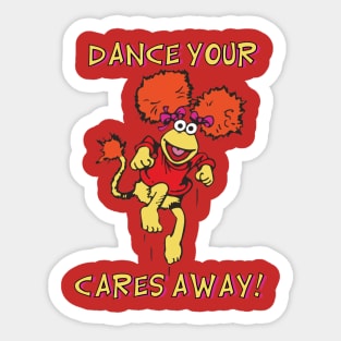 Cares away Sticker